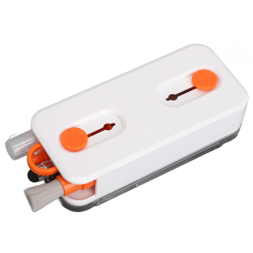 12 In 1 Cell Phone Cleaning Set Portable Electronic Cleaning Tool Kit for Earphone Orange
