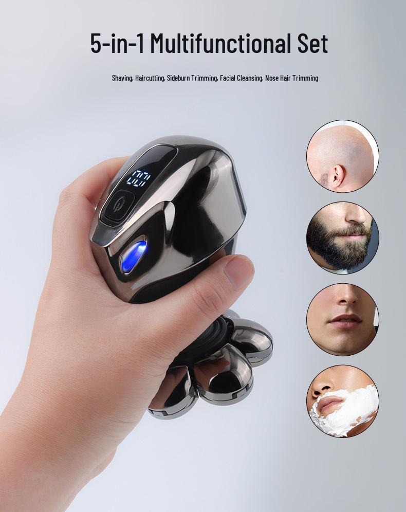7D Multifunctional Washable Electric Shaver with Seven Heads