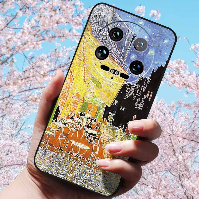 For Xiaomi 14 Ultra 5G 6.73" 14 Pro Cases Fashion 3D Retro Embossed Relief Soft TPU Siliocn Back Cover for Xiaomi 14 Capa Mi 14