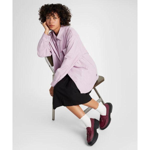 Converse Chuck Taylor All Star Lugged Heel Loafer Platform Low Deep Bordeaux Women Sneakers Red A14708C