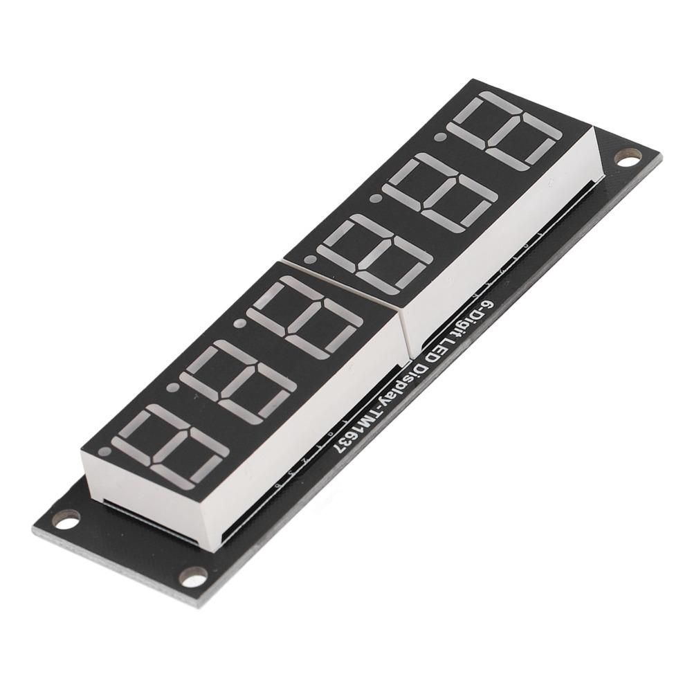 TM1637 LED Display Digital Tube 6 Digit 7 Segment Digital Tube Module  DIY Electronics