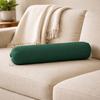 Washable Headrest Pillow Cover Solid Color Bolster Pillowslip Bed Roll Cushions  Back Head Support