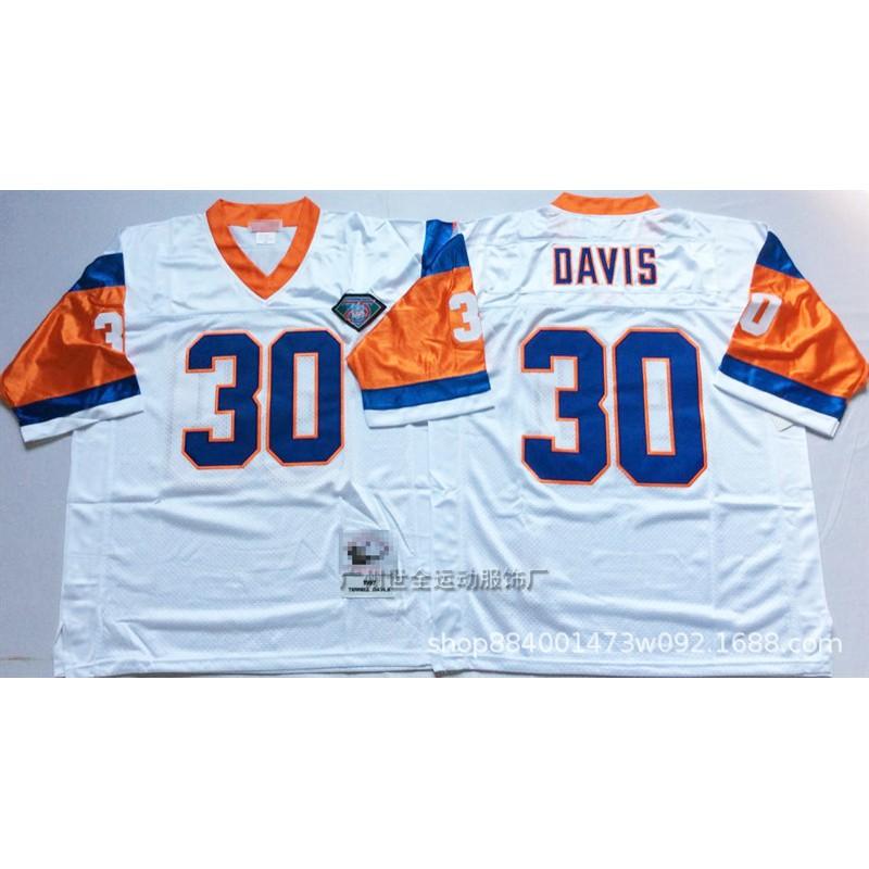 Mens Retro Embroidered Denver Broncos Football Jersey Size M-XXXL Cotton Blend Sports Fan Apparel Rugby Casual Wear