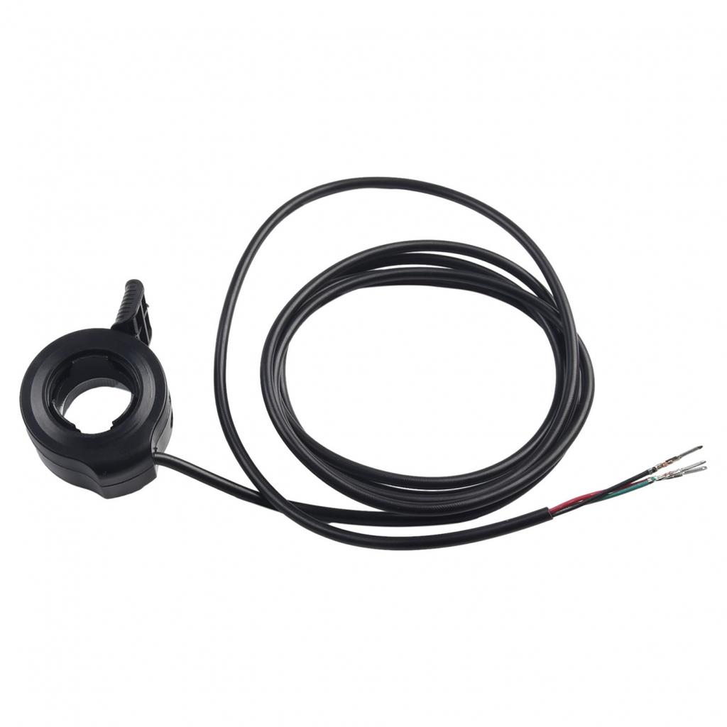 Piezas para bicicleta eléctrica con acelerador de pulgar para exteriores, 160 cm, color negro