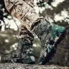 39-47 Men's Plus Size Anti Slip and Wear-resistant Trendy Outdoor Combat Boots Outdoor High Top Workwear Boots Casual Military Boots