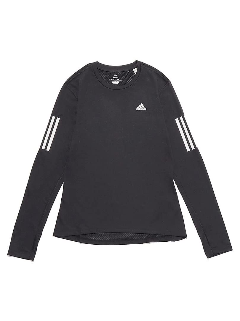 

Adidas Own the Run Long Sleeve Running Black Size M T-Shirt, NEE22, Women s, (H59272),