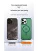 Magnetische Hülle mit Diamanttextur für iPhone 17 Pro Max und 16: Hautgefühl, Mattiert, Fallschutz