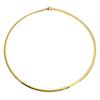 1 Piece 304 Stainless Steel  Chain Collar Neck Ring Necklace For Women Men Golden/Silvery Punk Jewelry 45cm(17 6/8") Long