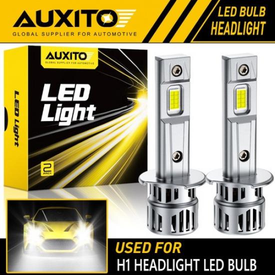 H1 LED Headlight Bulb High Low Beam 6500K Headlamps Kit Super White M6SEA