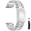 22mm 26mm Stainless Steel Metal Watch Band Quick Fit for Garmin Fenix 6 6X 7X 7 Solar/ 6 Pro / 5 Plus/ Instinct/epix Gen 2 Strap
