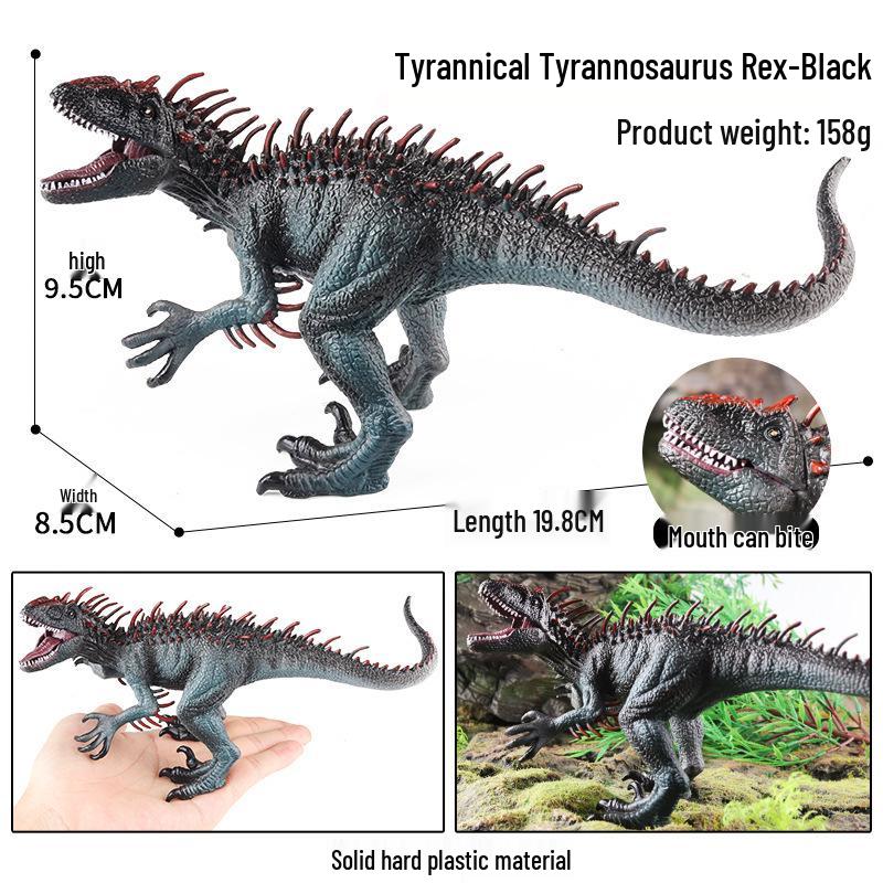 Children's Dinosaur Toy Set: King Kong, Tyrannosaurus Rex, Aurochs, Pachycephalosaurus, Spinosaurus, Therizinosaurus Model.