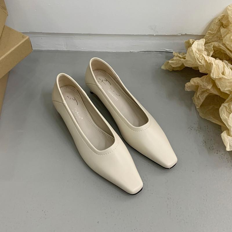 

Мода Bailamos Женские туфли-лодочки Мода Мелкие Слипоны Дамские Элегантные Одинарные туфли Квадратный Высокий каблук Уличные Платье Туфли-лодочки Мухер 39