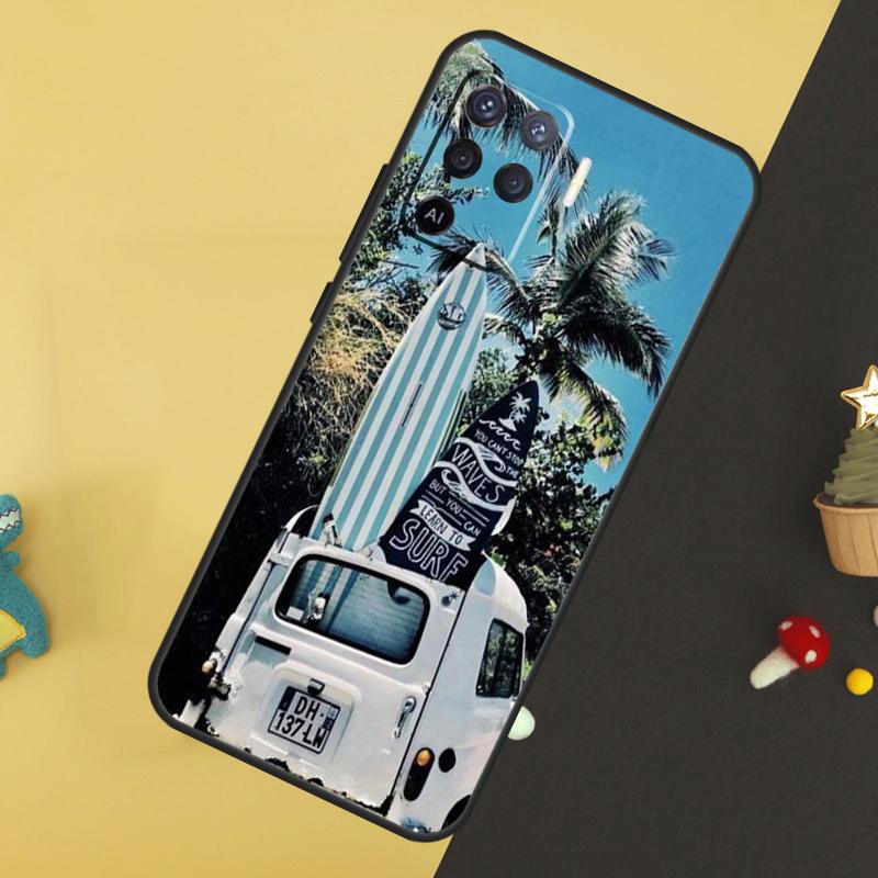 Surfing Wave For OPPO A57S A53S A54S A98 A78 A58 A79 A15 A17 A77 A16 A76 A96 A52 A72 A5 A9 A94 A74 Case