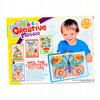 Kreatywny Zestaw Układanka Pinezki Grzybki Montessori Puzzle 296 Elementy