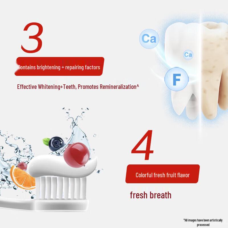 Zhonghua Colorful Fruit Double Calcium Toothpaste