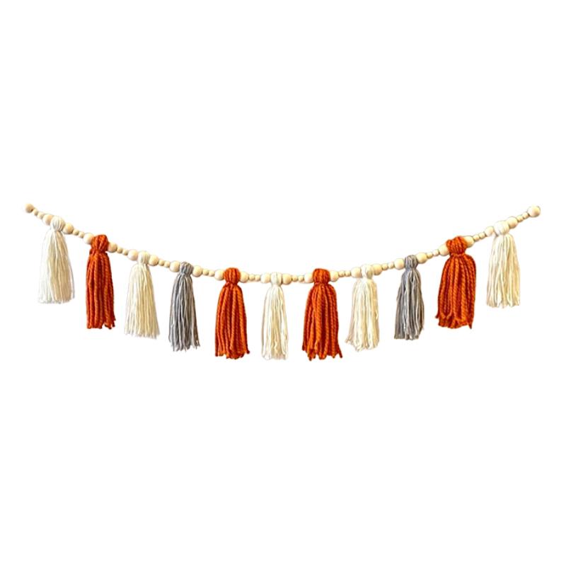 2M Hanging Window Wall Gifts Decorative Handicraft Handmade Tassels DIY Thanksgiving Day Creative Home Decoration