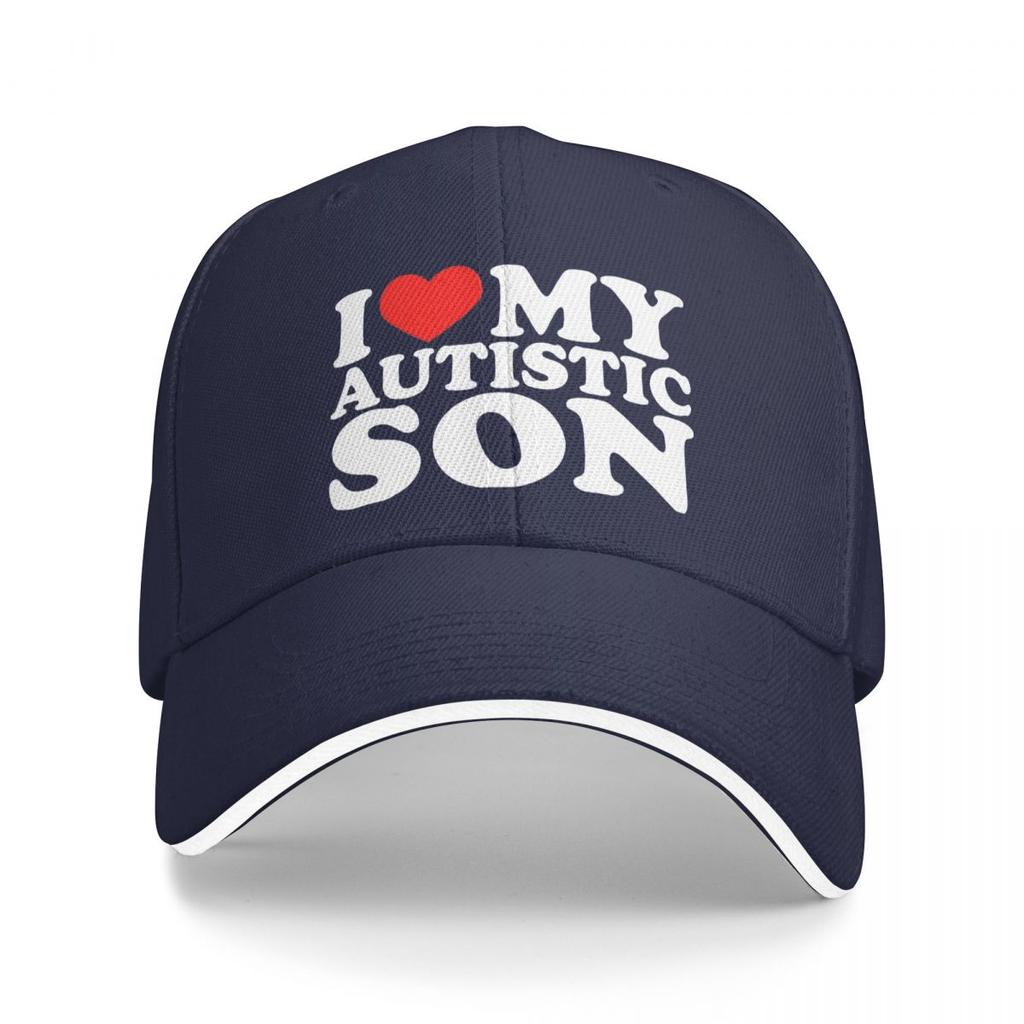 I Love My Autistic Son Baseball Cap Awareness Unisex Unisex Hip Hop Hats Sports Baseball Caps Gift