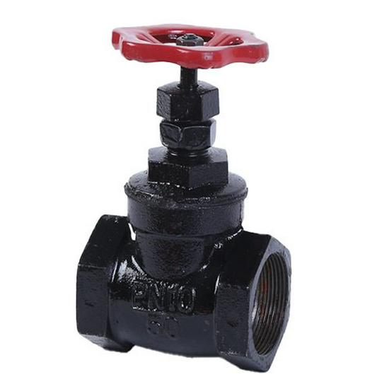 Copper Core Internal Threaded Cast Iron Gate Valve with Hidden Stem, Model Z15T-16.