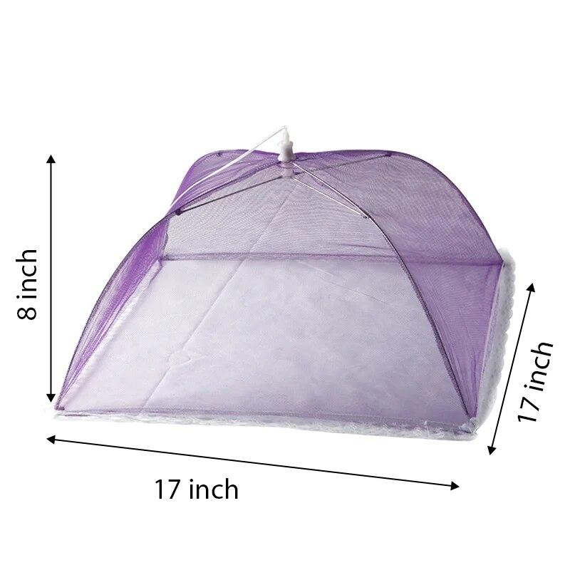 1PC Folding Food Mesh Cover Tent Home Table Meal Vegetable Fruit Umbrella Breathable Insect-proof Food Cover Net