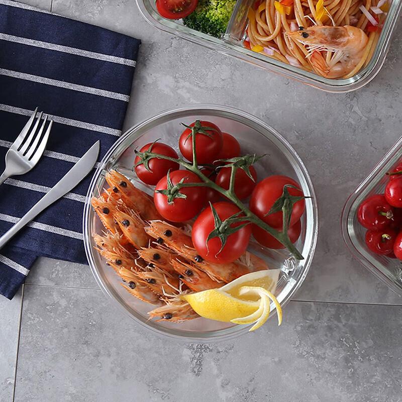 LOCK&LOCK Divided Glass Food Container