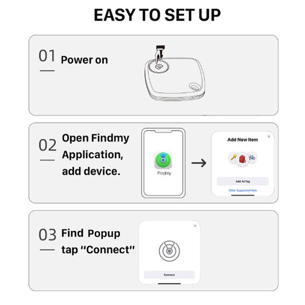 Anti Lost Reminder Device Compatible with iOS Only Bluetooth-Compatible Item Lost Finder Tracker Finder Locator Key Child Finder