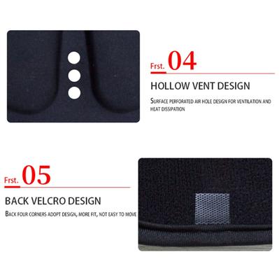 Coussin de Doublure Intérieure de Casque de Moto Protecteur Rembourrage Amortisseur