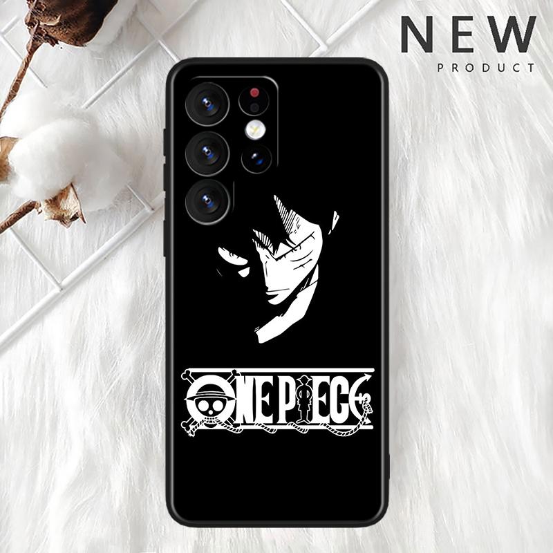 O-nes-hP-ieces Retro Art For Samsung M62 M52 M33 M32 M31 M30 M23 M22 M21 Note 20 10 9 8 Ultra Plus Lite Black Phone Case