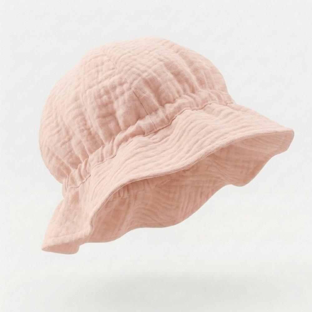 Breathable Gauze Muslin Baby Summer Hat Soft Edge Children Panama Cap Kids Sun Hat  Summer Season