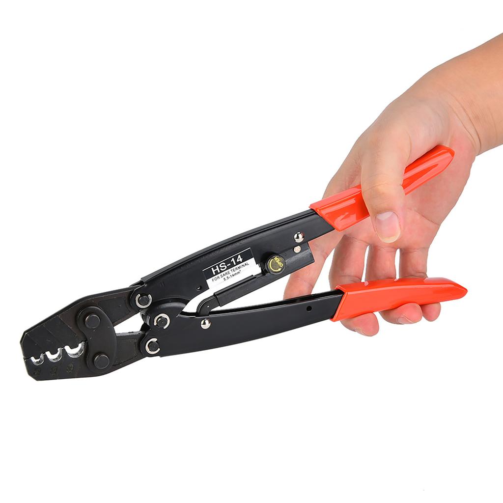 HS14 Kaltgepresste Hülsenklemmen Crimpzange 5,514mm 176 AWG Crimpzange für blanke Hülsenklemmen