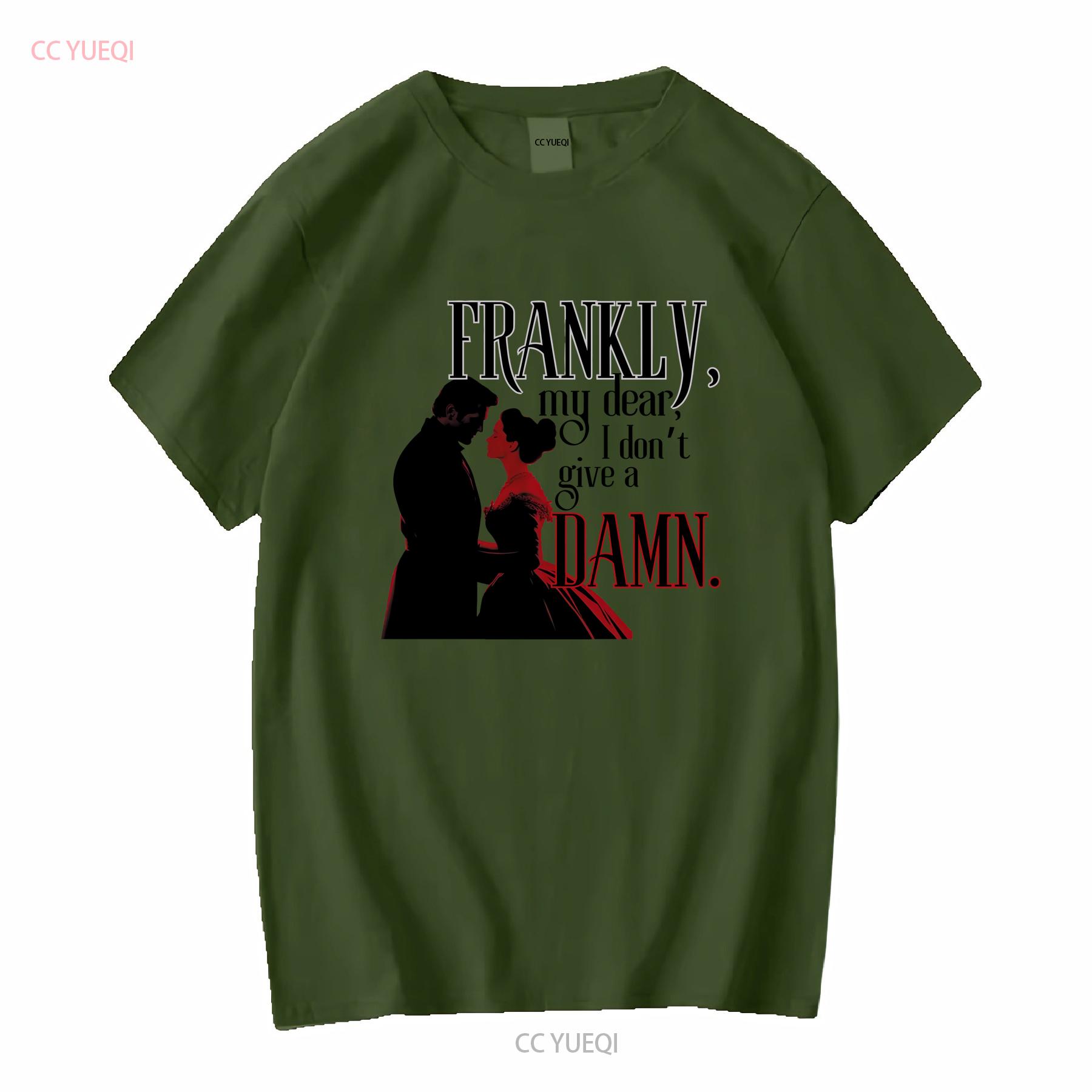 

Rhett Butler and Scarlett Ohara T shirt Frankly My Dear I dont give a damn Vintage Retro Gone With The Wind Blend vintage 4XL