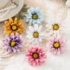 10/20PCS Small Daisy Artificial Flower Home Room Table Decora Wreaths Wedding Bridal Accessories Outdoor Brooch Gifts Candy Box
