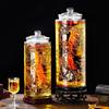Glass Wine Brewing Jar with Faucet