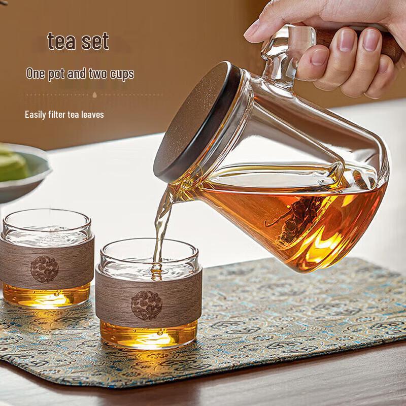 

Glass Tea-Water Separation Teapot Set