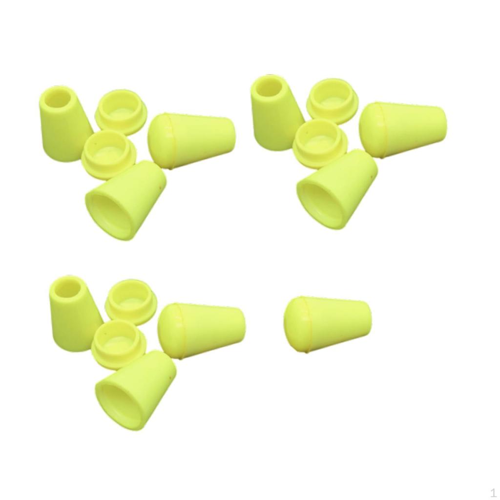 10 Pack of Bell End Stoppers with Toggle Clips for Cord Ends And DIY Projects
