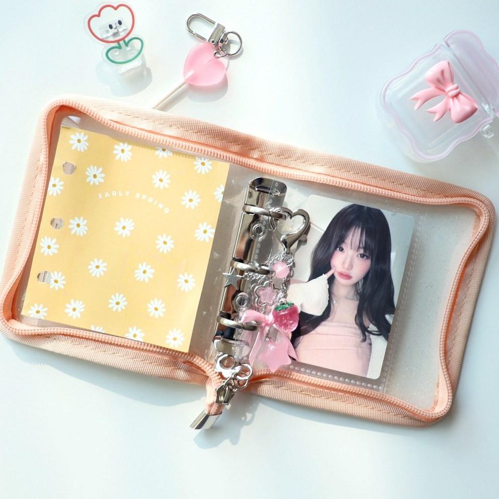 Bom Bom Mini 3-Ring Fotoordner mit Innenseite und Fotokarten-Sammelalbum