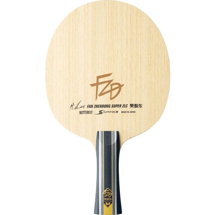 Butterfly Table Tennis Racket Fan Zhendong SUPER ZLC-FL, Offensive Shakehand, 37251, 157x150mm (Regular), FL (Flare)