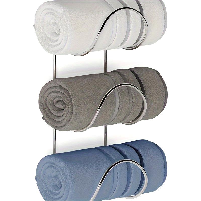 

3 шт. вешалки для полотенец в ванной комнате настенная винная стойка многофункциональная полка для хранения вешалка для полотенец органайзер для ванной комнаты серебряный