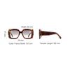 Celine Letter Decoration Acetate Irregular Shape Sunglasses Women Sunglasses Brown CL40263U53B