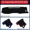 Dashboard Cover Dash Mat for Toyota Hilux AN120 AN130 2015~ Pad Sunshade Cushion Sunshield Visor Parasol Accessories 2016
