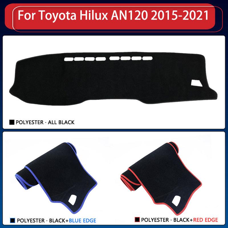 Dashboard Cover Dash Mat for Toyota Hilux AN120 AN130 2015~ Pad Sunshade Cushion Sunshield Visor Parasol Accessories 2016