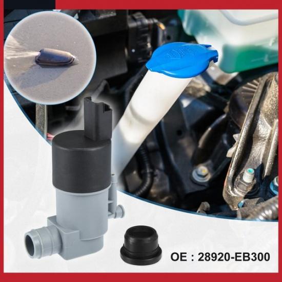 Pack of 1 for NISSAN Qashqai II (J11) 2013 Up Car Windshield Washer Motor Pump