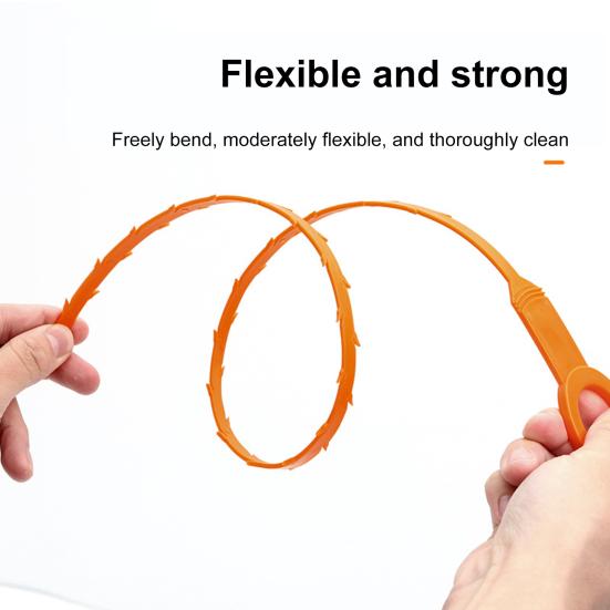 10Pcs Toilet Dredger Unblocker Tool Easy Operation Multi-Purpose Hair Removal Hook Clog Remover Drain Cleaner Tool