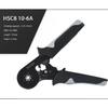 XINQI HCS8 10-6A 10mm2 Tube Terminals Crimping Pliers Set with Storage Bag &  Hand Tools Electrician Crimper Crimping Pliers