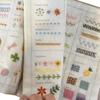 DIY Embroidery Reference Guide with Fabric Pages Stitch Book Starter Embroidery Threads Needles Scissors Set Embroidery