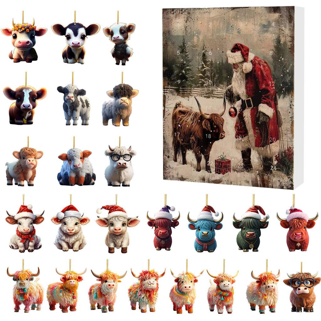 Weihnachts-Blindbox-Kreationen Mit Yak Acryl Hängedekoration Für Feiertagsgeschenke