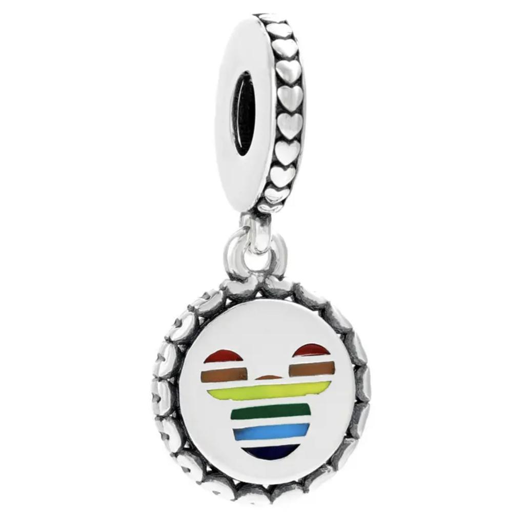 Classic 100% Copper Princess Dress Exquisite Mickey Charming Beads For Original Bracelet Diy Women'S Jewelry