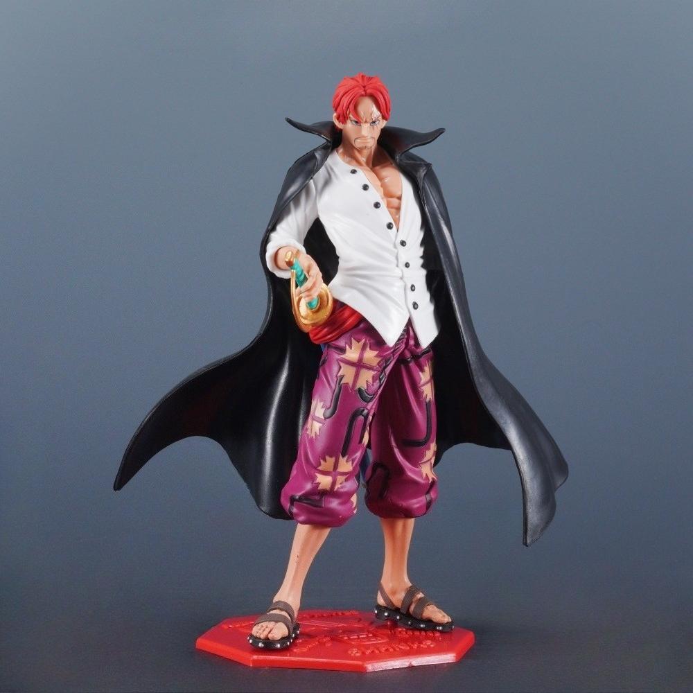 24.5cm/9.65in Anime ONE PIECE Figure Shanks Action Figures Pvc Statue Collection Model Toys Gifts