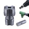 Thread Maker Tool for Electric Drill Ergonomic Inner Pipe Threader 1/2 Inch Thread Maker Reusable Manual Threading Tool 3/4 Inch