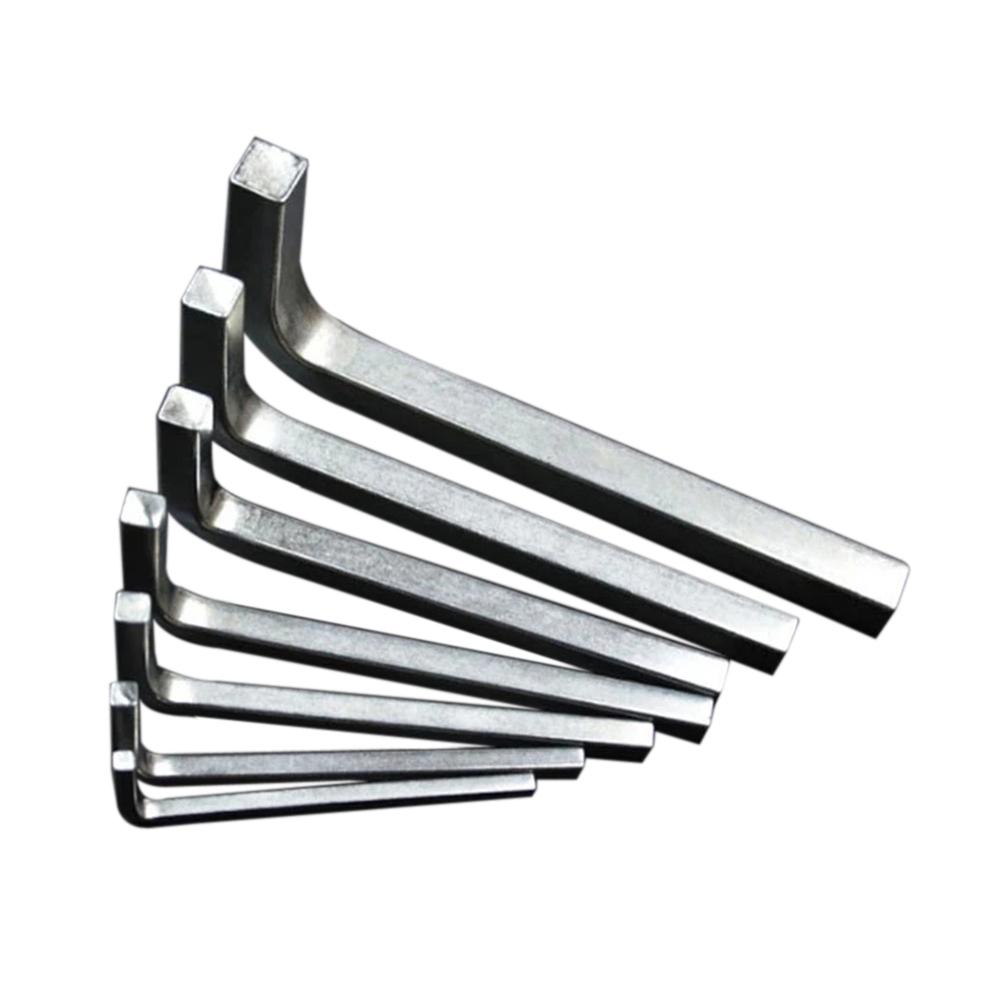 3-10mm L Shaped Square Head Wrench Square Key 4Point Chromium Vanadium Steel Wrench Screwdriver For Tighten The Square Screws