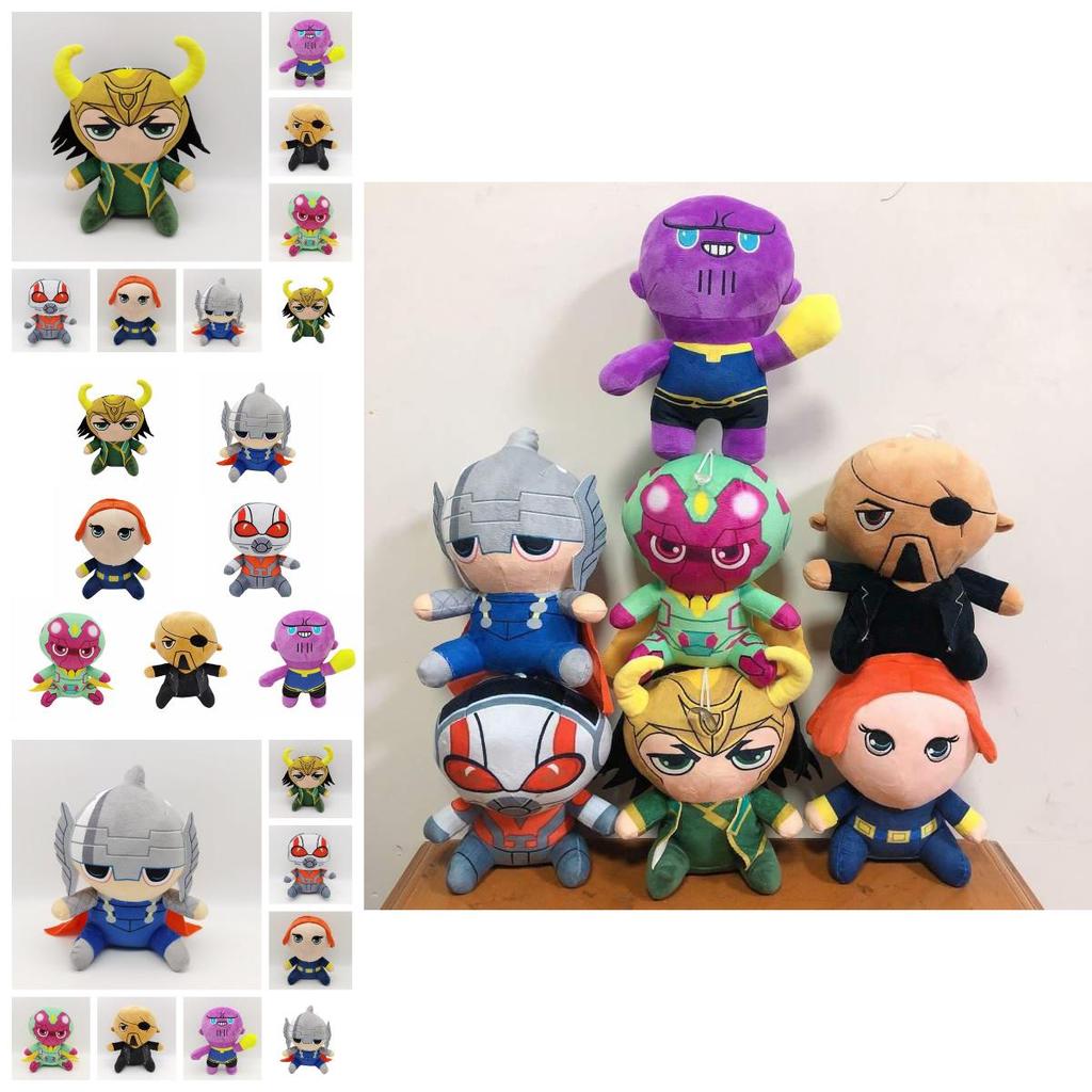 Avengers Plush Toy Set With Ant-man, Iron Man, Loki, Thor, And More!